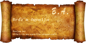 Brém Agnella névjegykártya